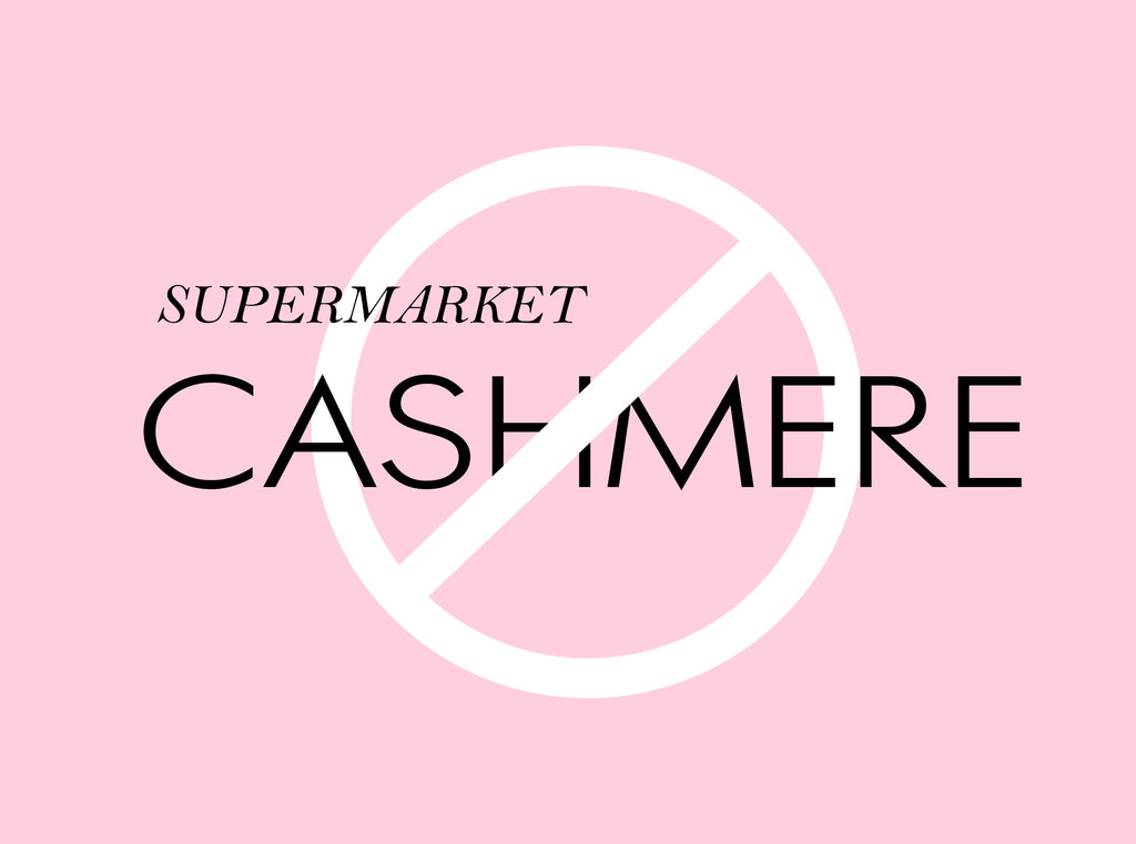 Supporting the Blanket Ban on 'Supermarket' Cashmere...