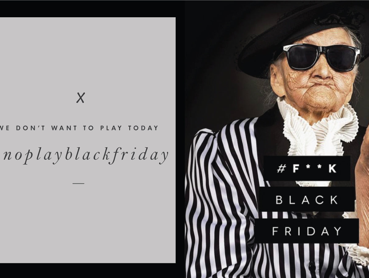 Why we're not participating in Black Friday & Cyber Monday