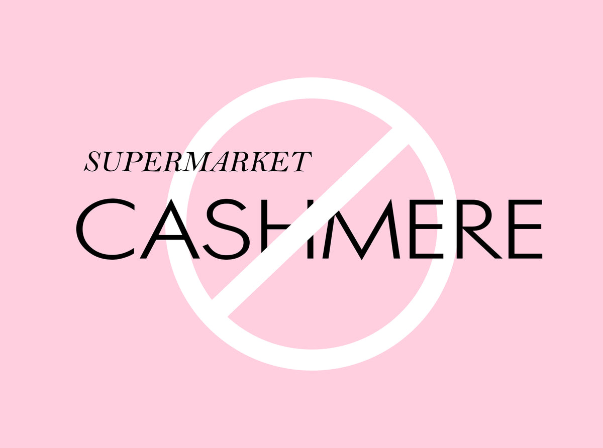 Supporting the Blanket Ban on 'Supermarket' Cashmere... Mia Fratino