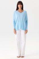 Corfu Lightweight Vee in Blue Wash