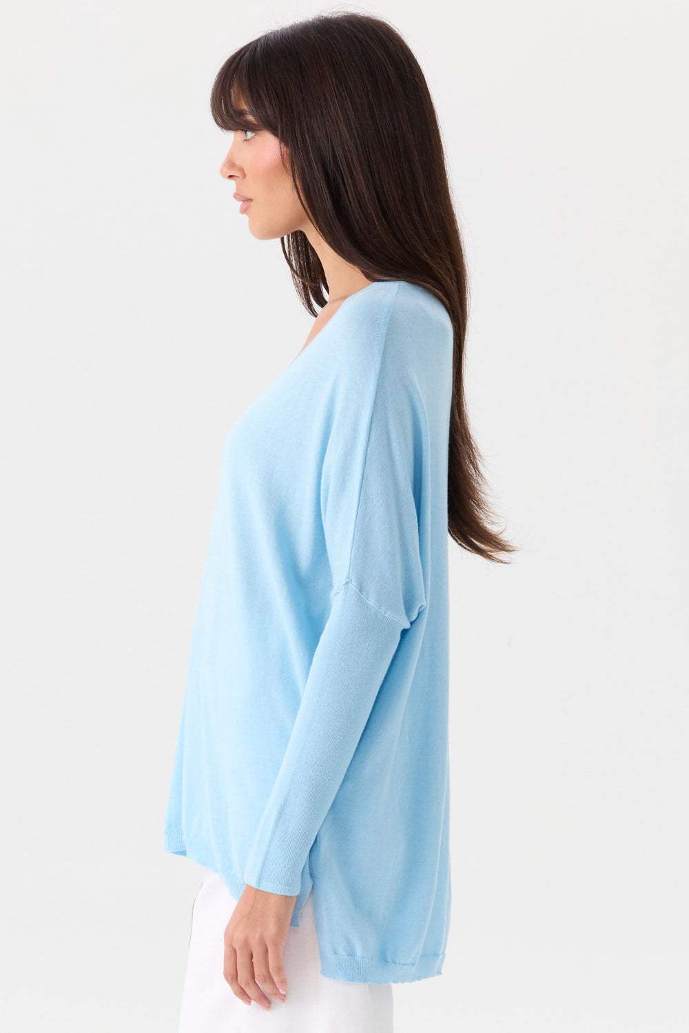 Corfu Lightweight Vee in Blue Wash