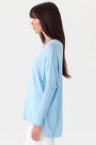 Corfu Lightweight Vee in Blue Wash